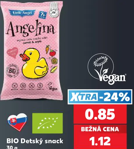 Little Angel Angelina BIO detský snack