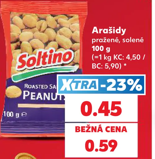 Soltino arašídy pražené solené