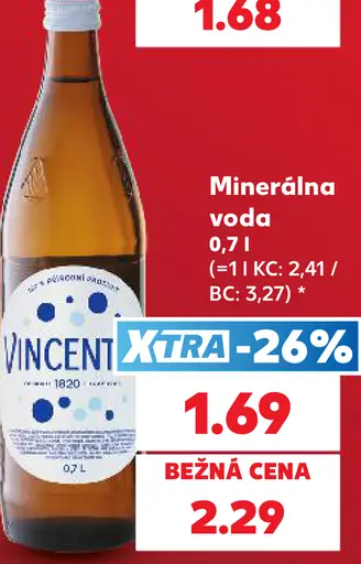 Vincentka Minerálna voda