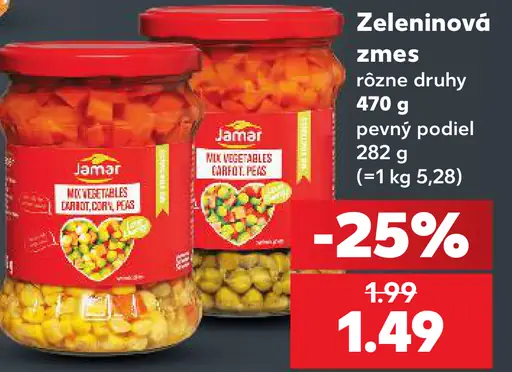 Jamar Zeleninová zmes