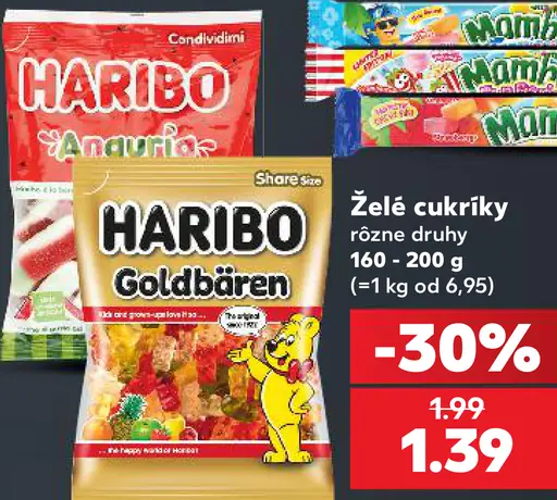 Haribo cukríky