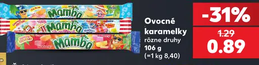 Mamba Ovocné karamely