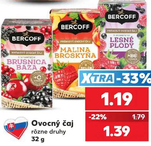 Bercoff Ovocný čaj