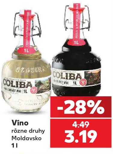 Vino rôzne druhy Moldavsko
