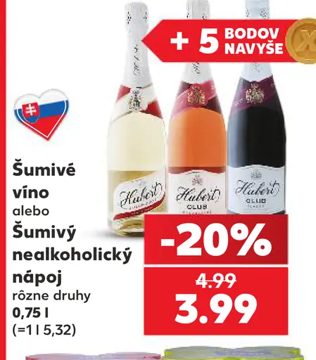 Šumivé víno alebo šumivý nealkoholický nápoj rôzne druhy