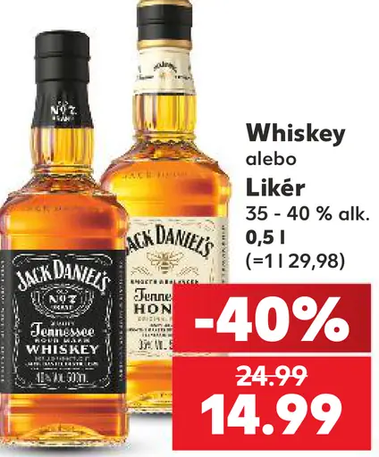 Whiskey alebo likér, rôzne druhy