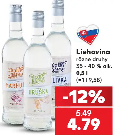 Liehovina, rôzne druhy