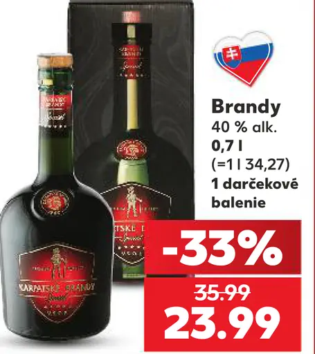 Karpatské brandy, darčekové balenie
