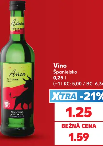 Airen trocken španielske víno