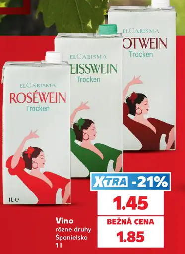 El Carisma Rotwein, Roséwein a Weisswein