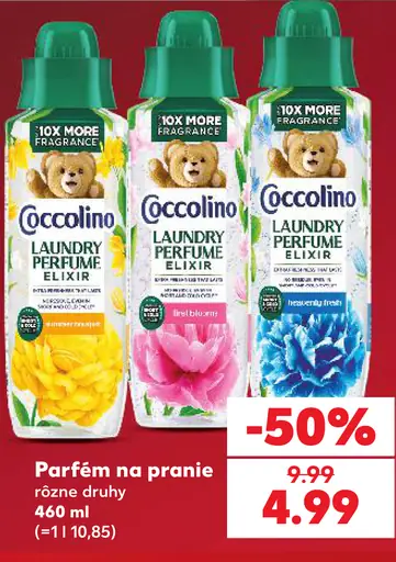Coccolino parfum na pranie, Laundry Perfume Elixir – rôzne druhy