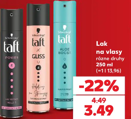 Schwarzkopf Taft lak na vlasy