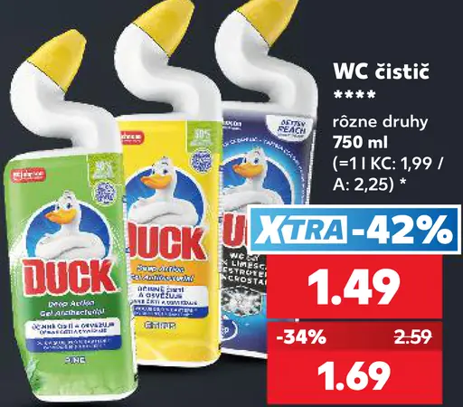 Duck WC čistič