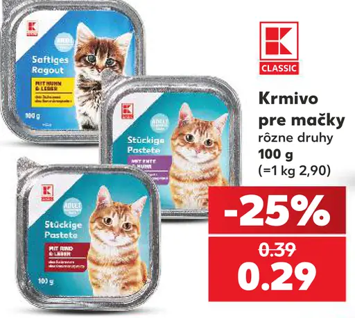 K-Classic Krmivo pre mačky