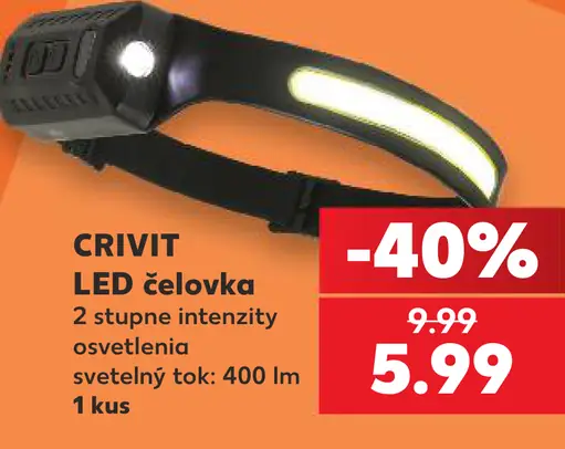 Crivit LED čelovka