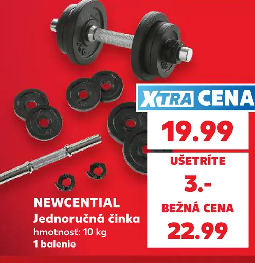 Newcential Jednoručná činka