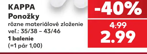 Kappa Ponožky