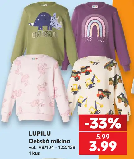 Lupilu detská mikina