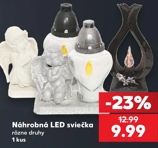 Náhrobná LED sviečka