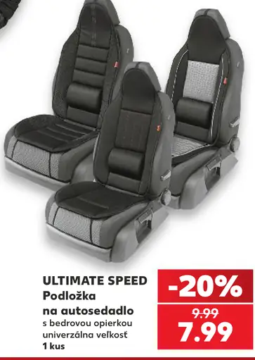 Ultimate Speed Podložka na autosedadlo s bedrovou opierkou