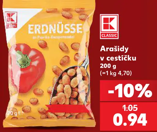 K-Classic Arašídy v cestíčku