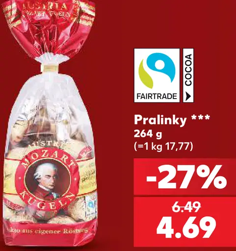 Mozart Kugeln pralinky