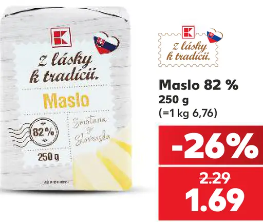 Maslo 82%