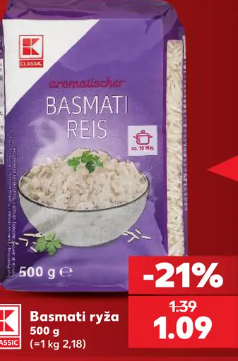 K-Classic basmati ryža