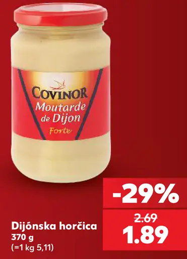 Covinor dijónska horčica forte