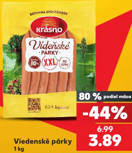 Viedenské párky XXL