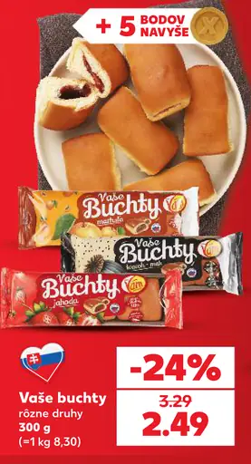 Vaše buchty rôzne druhy