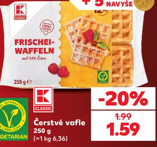 K-Classic Čerstvé vafle