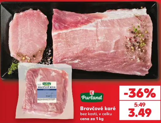 Pureland bravčové karé bez kosti