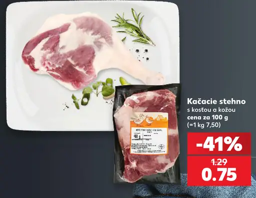 Kačacie stehná s kožou