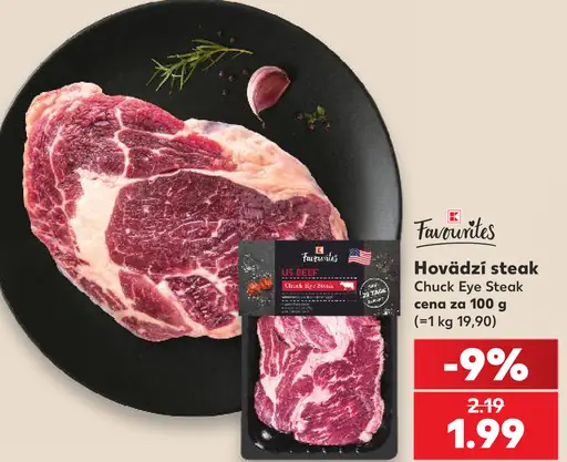 Favourites Chuck Eye Steak – hovädzí steak
