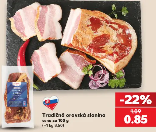 Tradičná oravská slanina