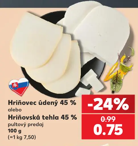 Hríňovec údený 45 %
