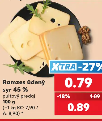 Ramzes údený syr 45 %