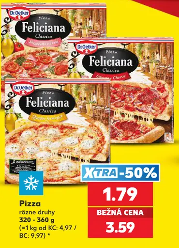 Dr. Oetker Pizza rôzne druhy