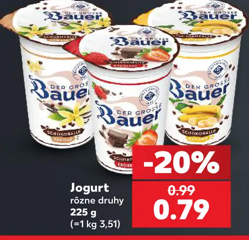 Jogurt rôzne druhy