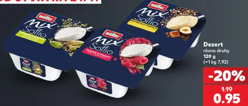 Müller Mix Soffio mliečny dezert, rôzne druhy