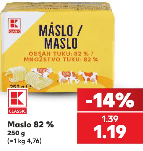 Maslo 82%