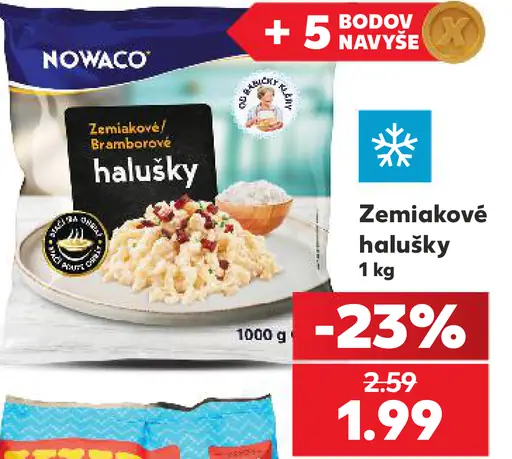 Nowaco zemiakové halušky