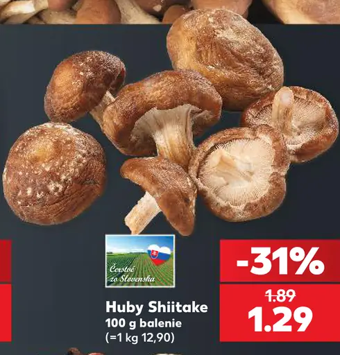 Shiitake huby
