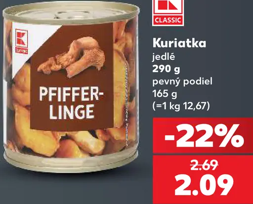 K-Classic Kuratka jedlé