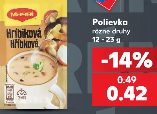 Maggi Hríbiková hríbiková polievka