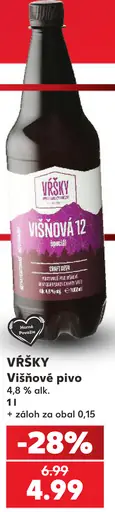 Vršky višňové pivo Špeciál