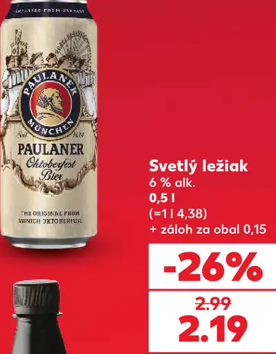 Paulaner svetlý ležiak plechovka