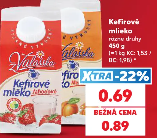 Valasska Kefírové mlieko