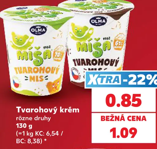 Olma tvarohový krém